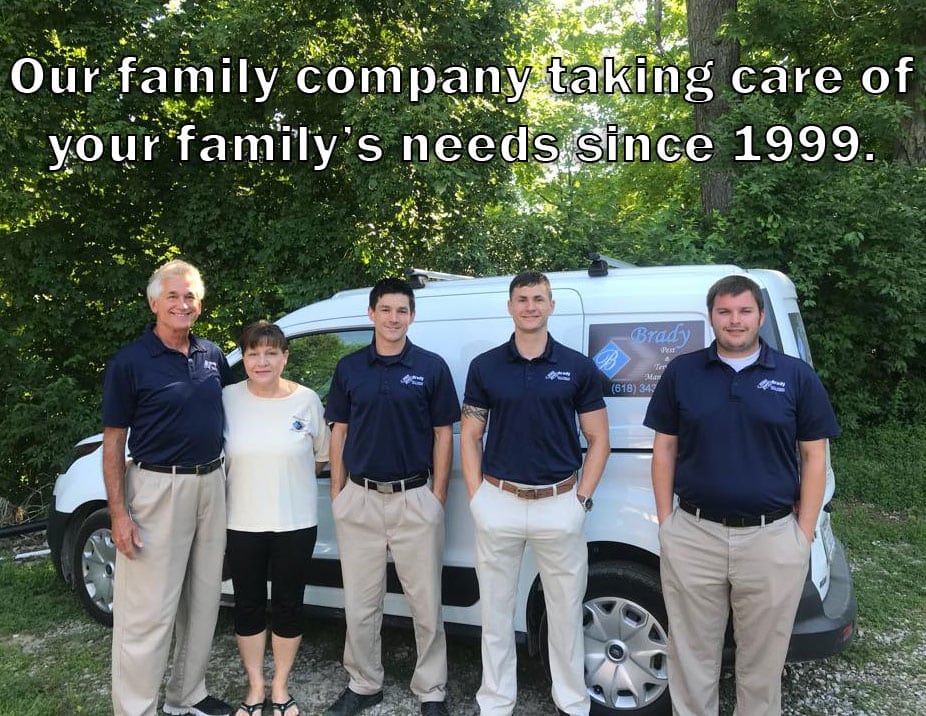 Brady Pest & Termite Management | 1211 Key Ln, Caseyville, IL 62232, USA | Phone: (618) 343-1790