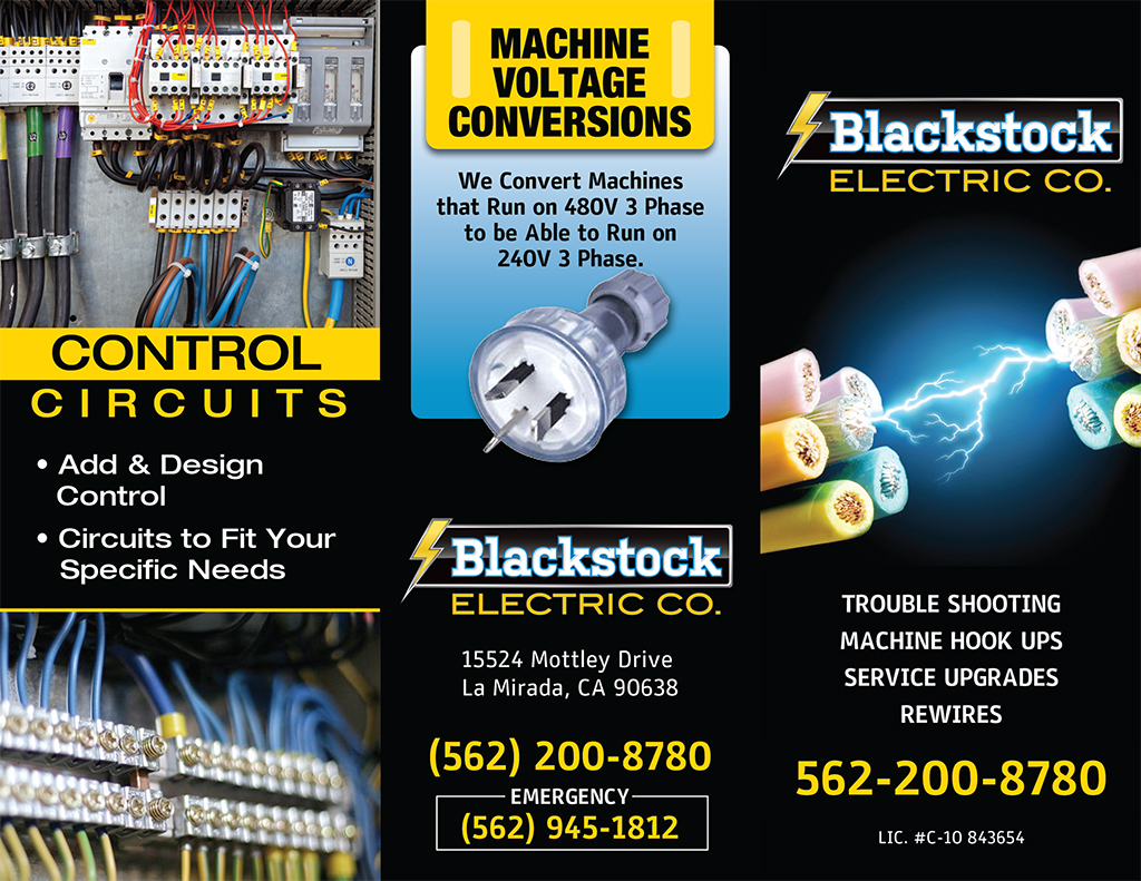 Blackstock Electric Co. | 15524 Mottley Dr, La Mirada, CA 90638, USA | Phone: (562) 200-8780