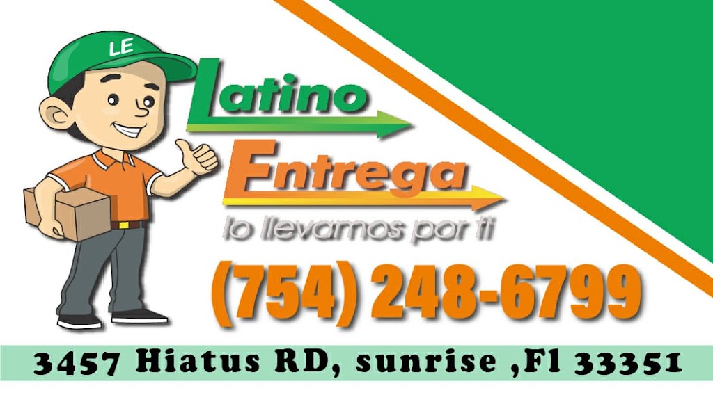 Latinoentrega | 3457 Hiatus Rd, Sunrise, FL 33351, USA | Phone: (754) 248-6799