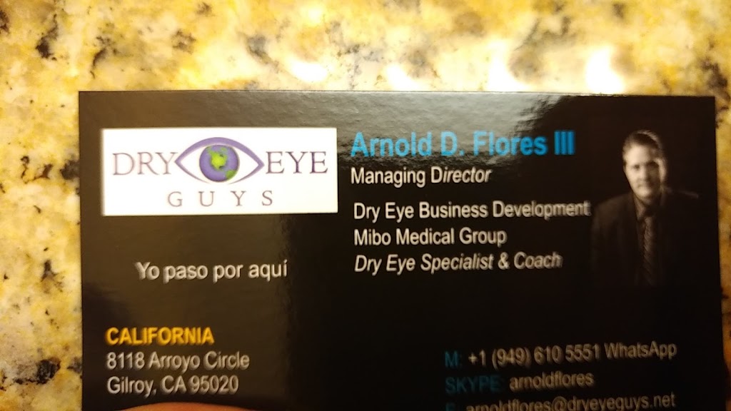 Dry Eye Guys | 8118 Arroyo Cir, Gilroy, CA 95020, USA | Phone: (949) 610-5551