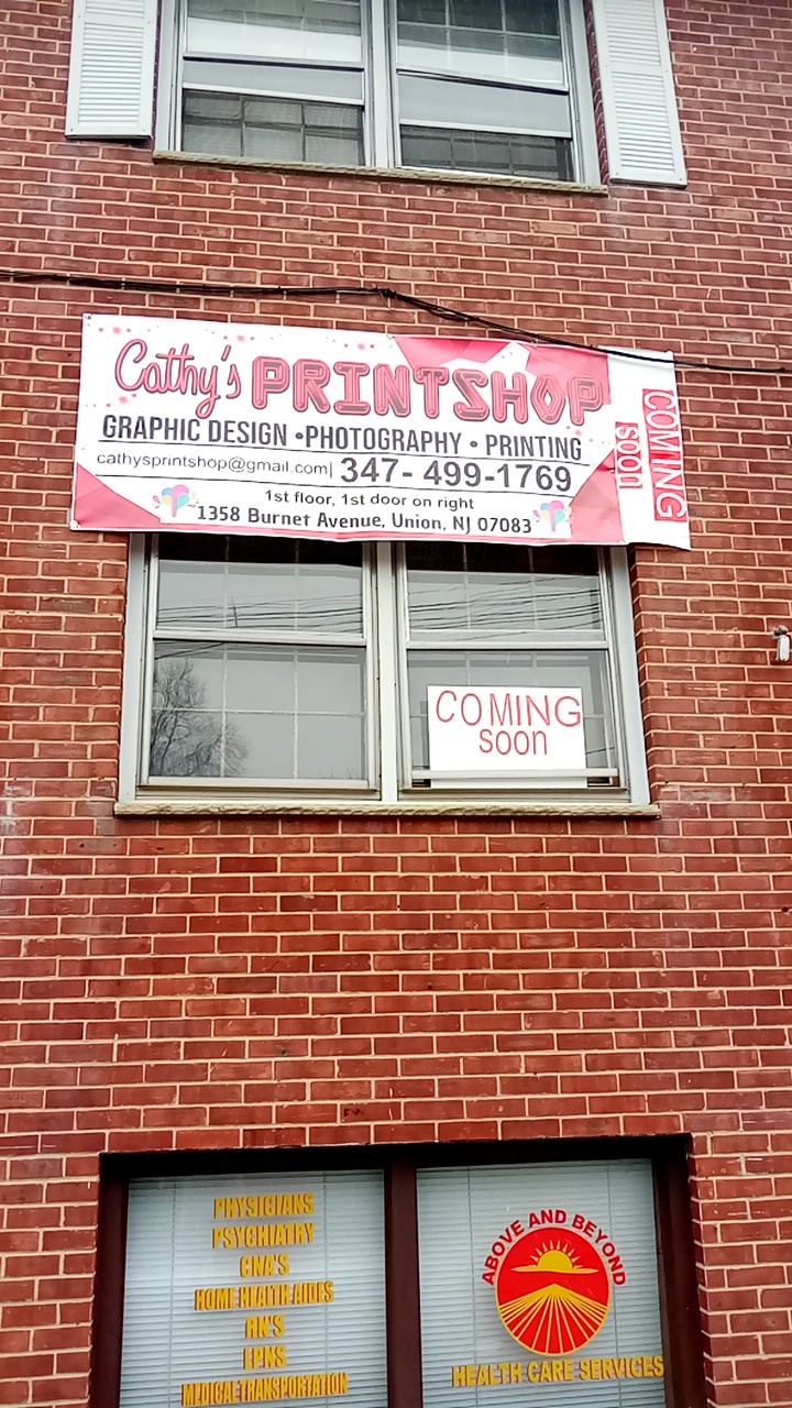 Cathys Printshop | 1358 Burnett Ave, Union, NJ 07083, USA | Phone: (347) 499-1769