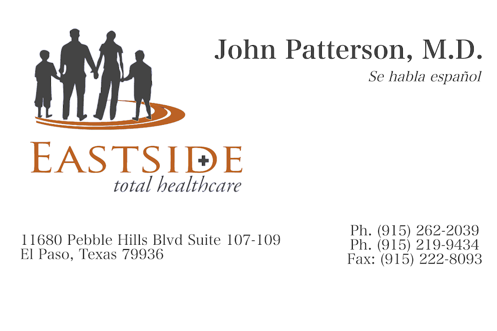 Patterson John MD | 11680 Pebble Hills Blvd # 107, El Paso, TX 79936, USA | Phone: (915) 262-2039