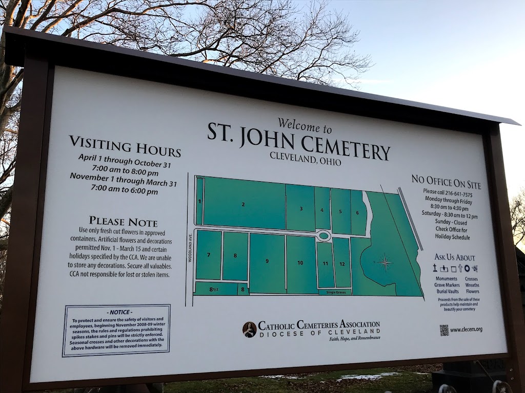 St John Cemetery | 7000 Woodland Ave, Cleveland, OH 44104, USA | Phone: (216) 641-7575