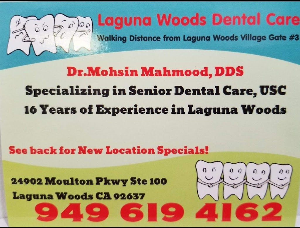 Laguna Woods Dental Care | 24902 Moulton Pkwy Suite 100, Laguna Woods, CA 92637, USA | Phone: (949) 619-4162