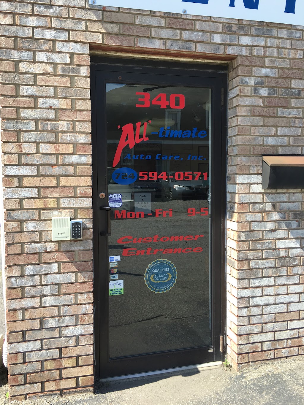 ALL-Timate Auto Care | 340 Industrial Blvd, New Kensington, PA 15068, USA | Phone: (724) 594-0571