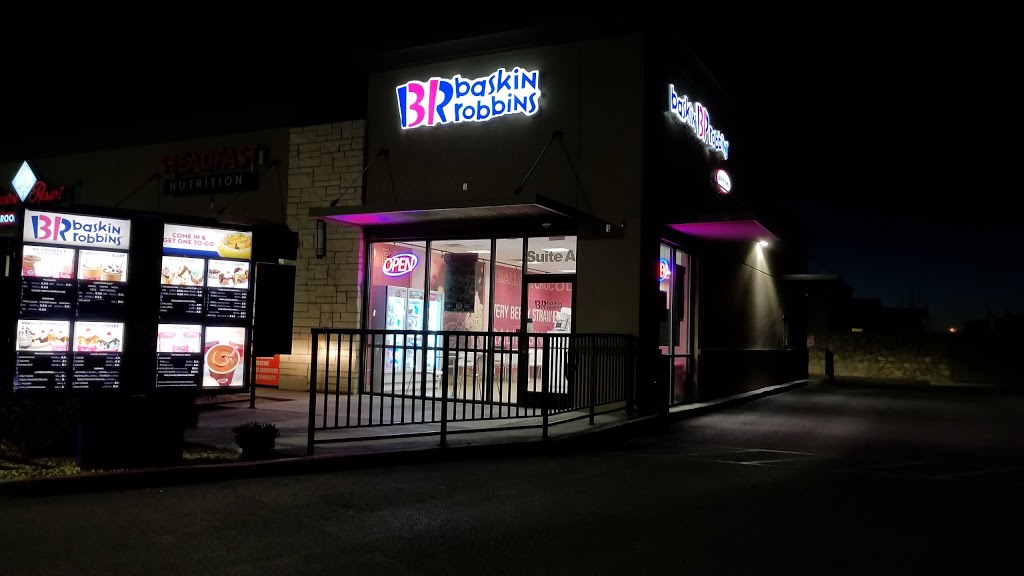 Baskin-Robbins | 13034 Eastlake Blvd #A, Horizon City, TX 79928, USA | Phone: (915) 345-1731