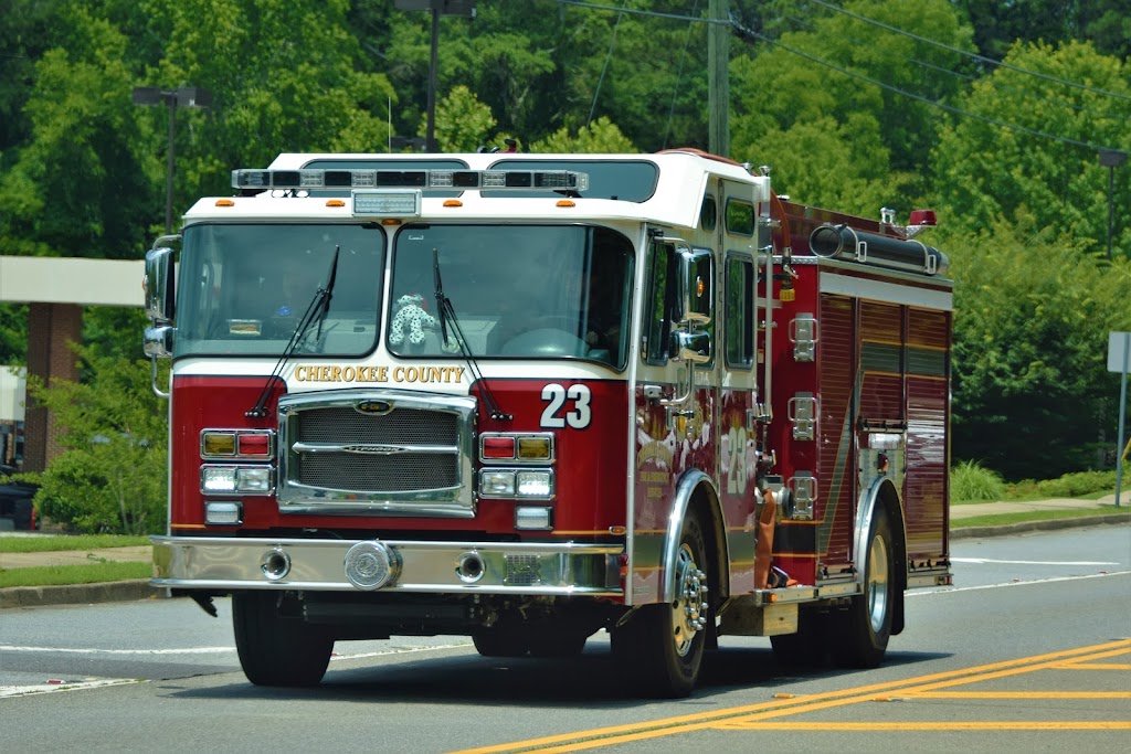 Cherokee County Fire & Emergency Services Station 23 | 7675 Vaughn Rd, Canton, GA 30115, USA | Phone: (770) 720-3166