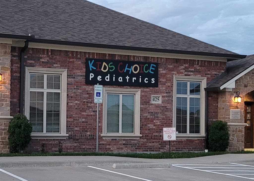 Kids Choice Pediatrics | 425 Old Newman Rd Bldg #600, Frisco, TX 75034, USA | Phone: (972) 359-7600