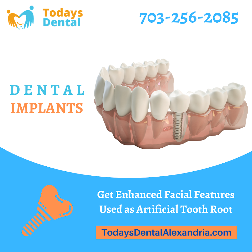 Todays Dental @ Alexandria | 4601 Pinecrest Office Park Dr D, Alexandria, VA 22312, USA | Phone: (703) 256-2085