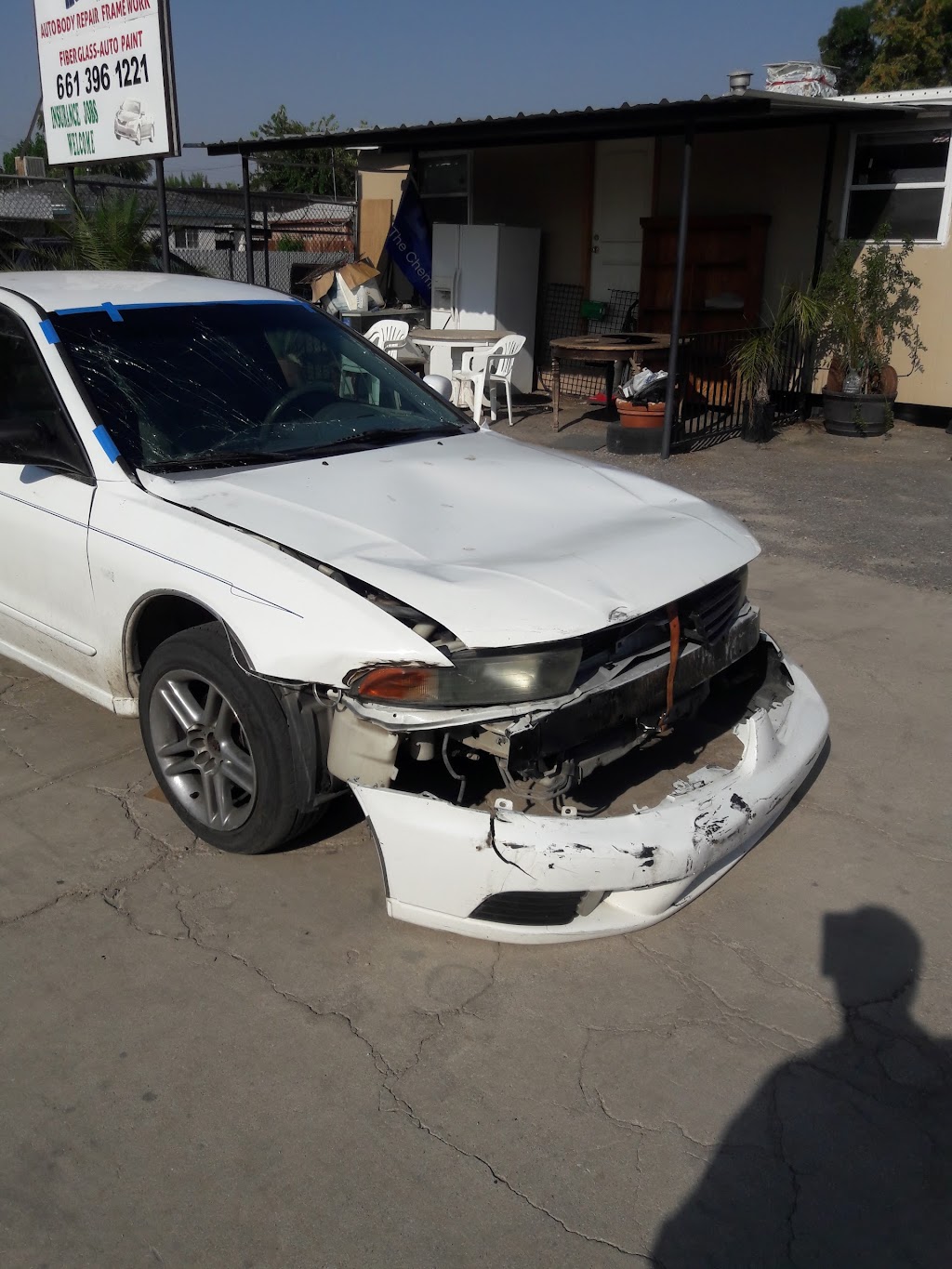 Sams Auto Body Inc | 129 Price St, Bakersfield, CA 93307 | Phone: (661) 396-1221