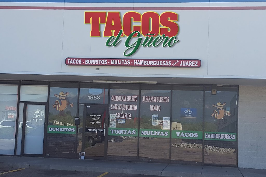 Tacos El Güero | 1853 S Academy Blvd, Colorado Springs, CO 80916, USA | Phone: (719) 368-7642