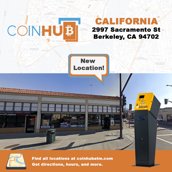Berkeley Bitcoin ATM - Coinhub | 2997 Sacramento St, Berkeley, CA 94702 | Phone: (702) 900-2037