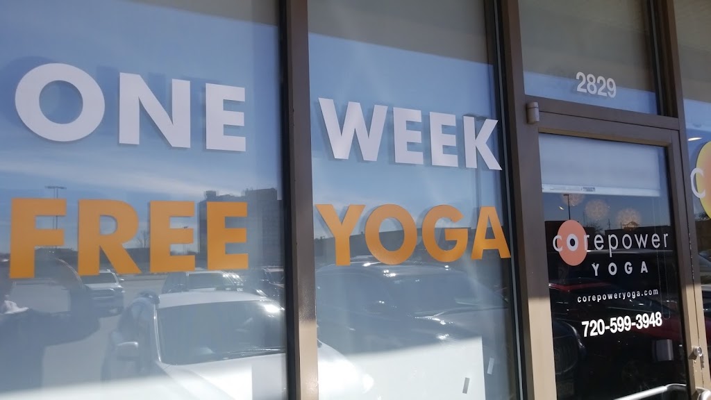 CorePower Yoga | 2825 W Belleview Ave, Littleton, CO 80123, USA | Phone: (720) 599-3948