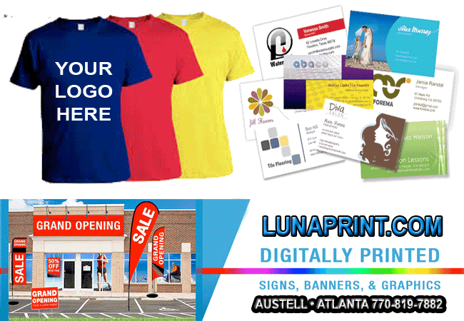 Luna Printing Inc. | 612 Riverside Pkwy, Austell, GA 30168, USA | Phone: (770) 819-7882