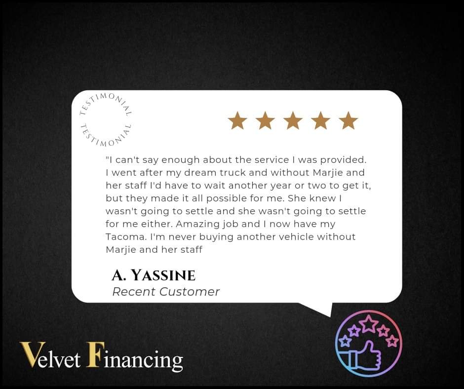 Velvet Financing | 4049 Tecumseh Rd E, Windsor, ON N8W 1J7, Canada | Phone: (519) 915-2426