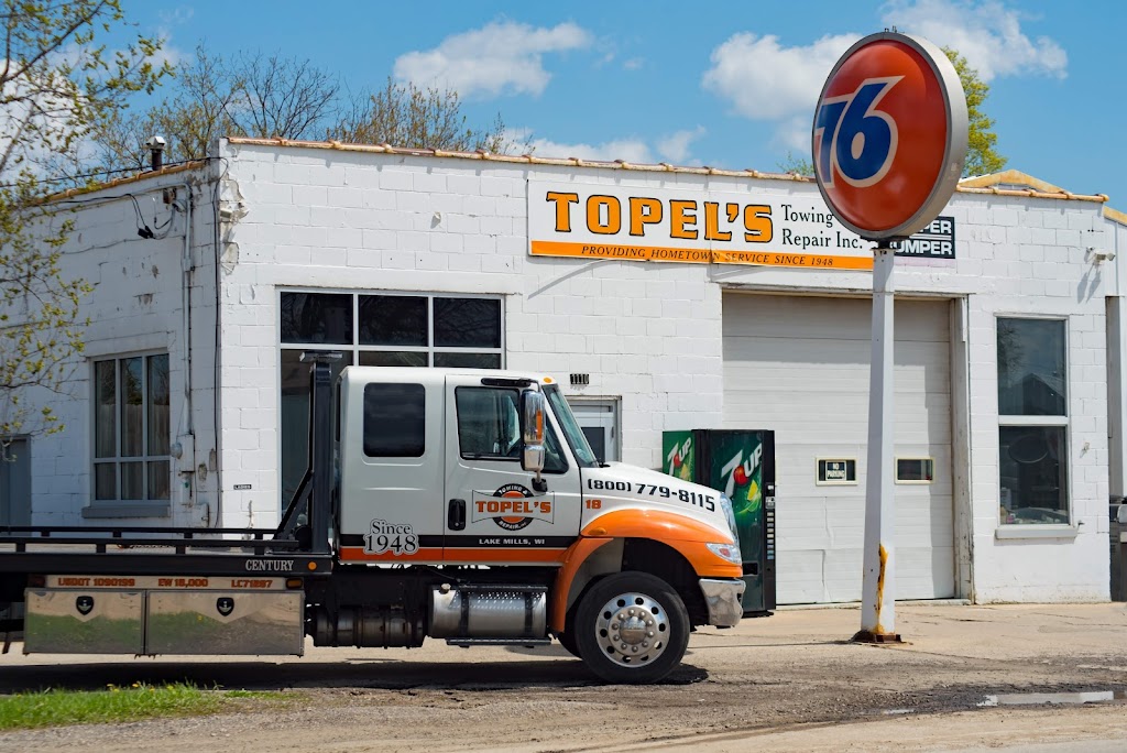 Topels Towing & Repair, Inc. | 1110 S Main St, Lake Mills, WI 53551, USA | Phone: (920) 648-8115