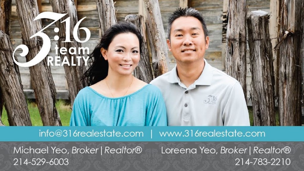 3:16 team REALTY - Mike + Loreena Yeo, REALTOR | 615 Creek View Dr, Prosper, TX 75078, USA | Phone: (214) 783-2210
