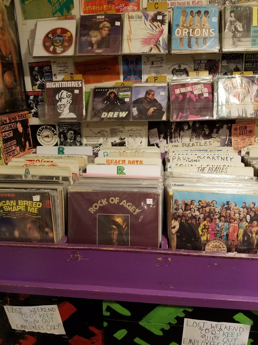 Lost Weekend Records | 2960 N High St, Columbus, OH 43202, USA | Phone: (614) 268-8423