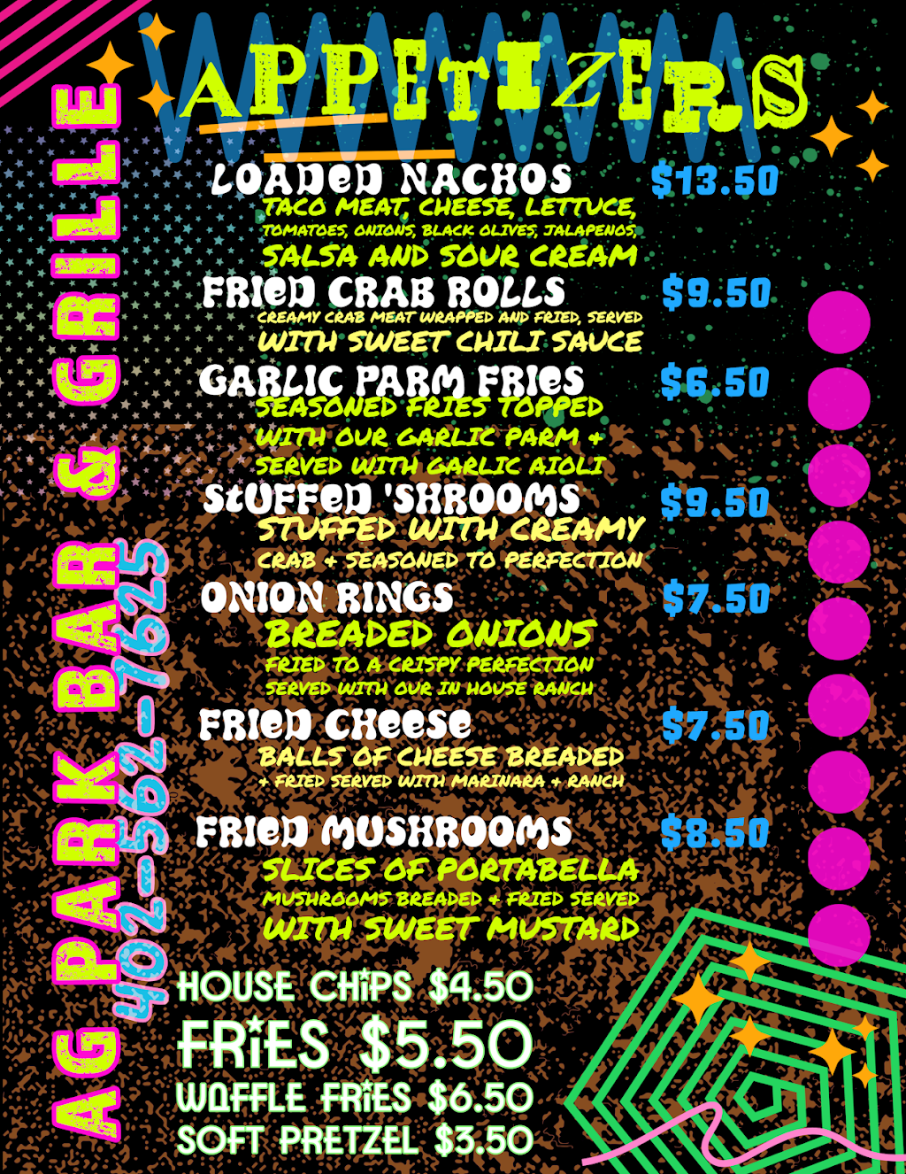 Ag Park Bar & Grille | 822 15th St Suite 200, Columbus, NE 68601, USA | Phone: (402) 562-7625