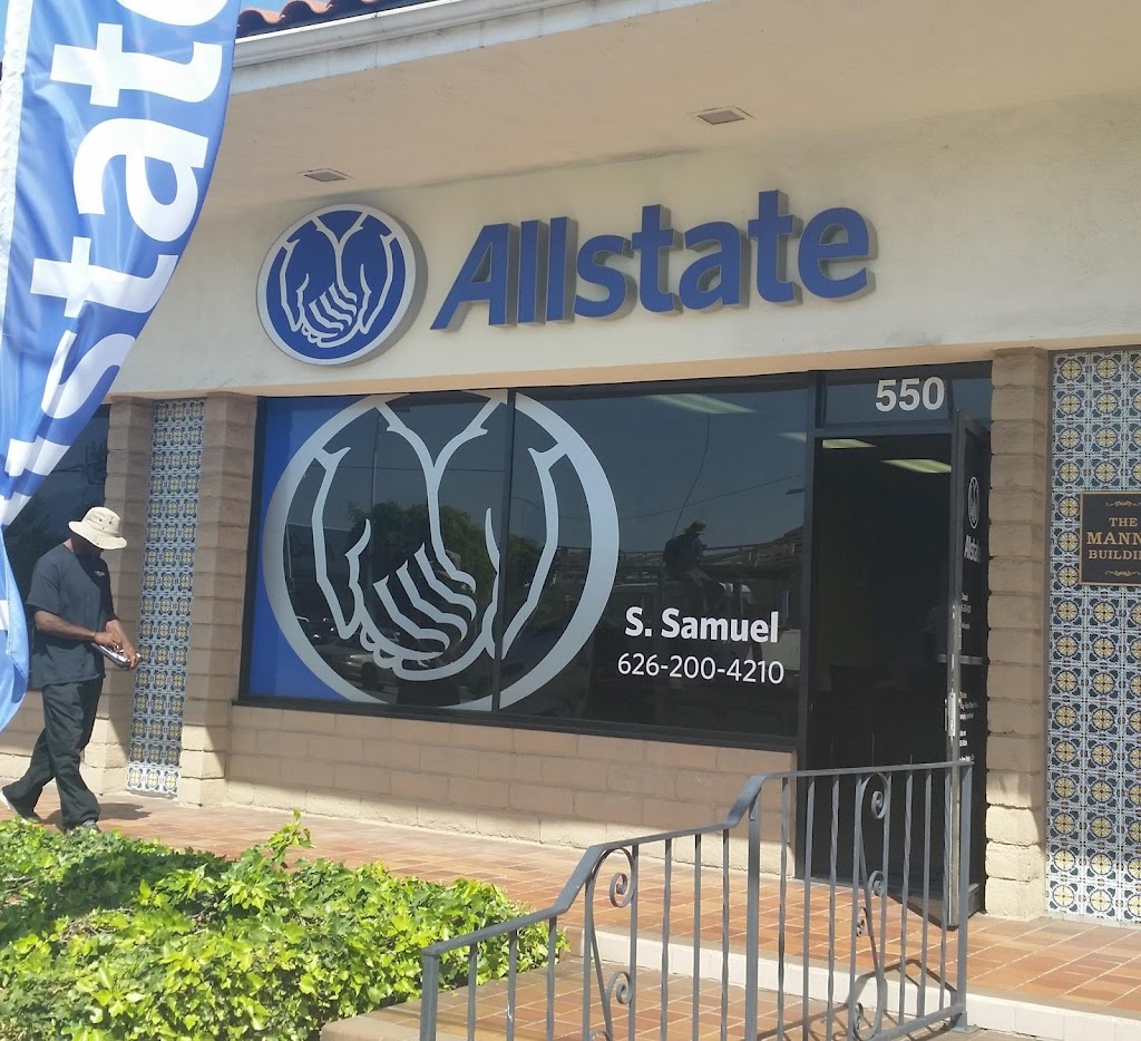 S Samuel: Allstate Insurance | 550 N Azusa Ave, West Covina, CA 91791, USA | Phone: (626) 200-4210