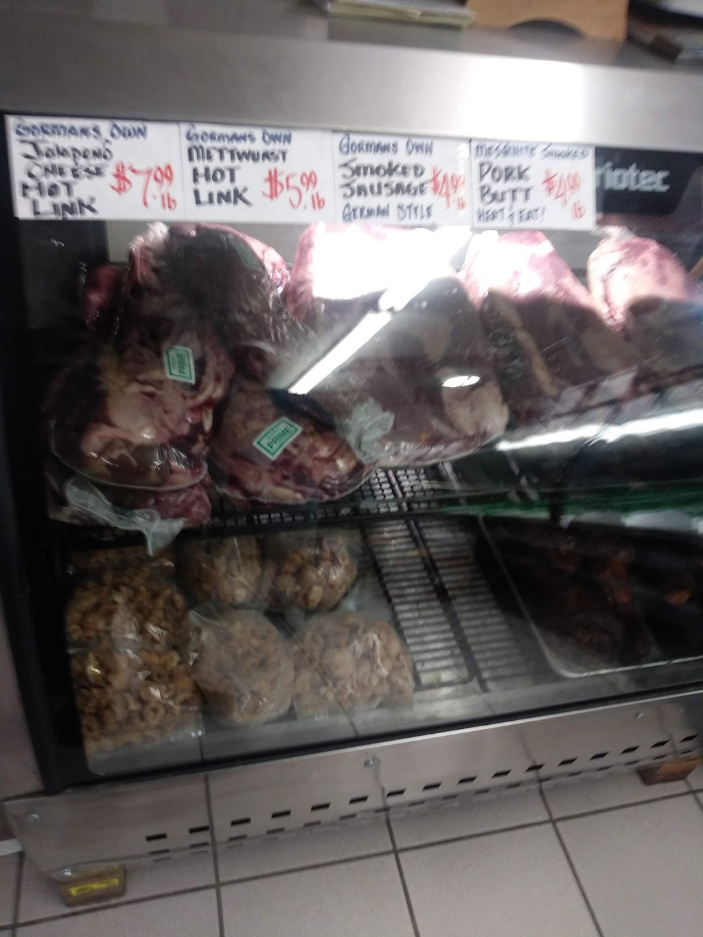 Gormans Meat Market | 1738 N Frances St, Terrell, TX 75160, USA | Phone: (972) 524-5353