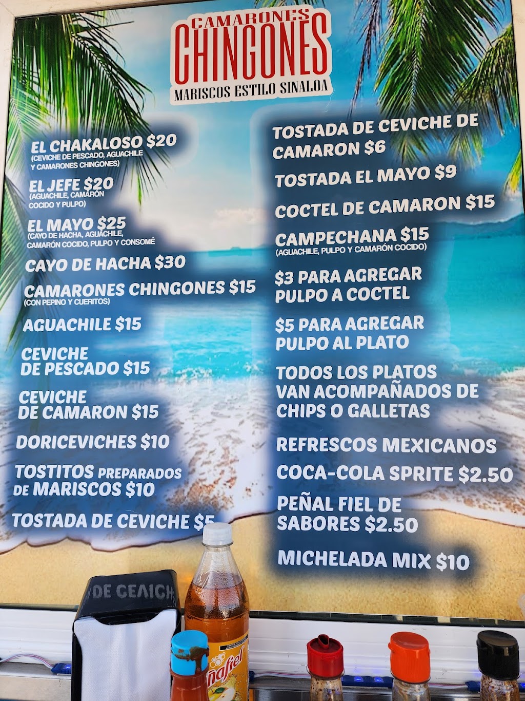 Camarones Chingones | 3901 Hemphill St, Fort Worth, TX 76110, USA | Phone: (682) 259-6893