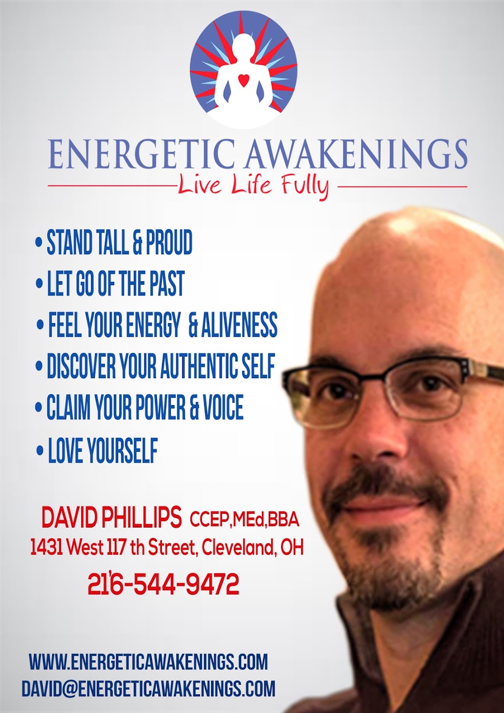 Energetic Awakenings - David Phillips & Associates LLC | 36200 W Shore Pkwy, North Ridgeville, OH 44039 | Phone: (216) 544-9472