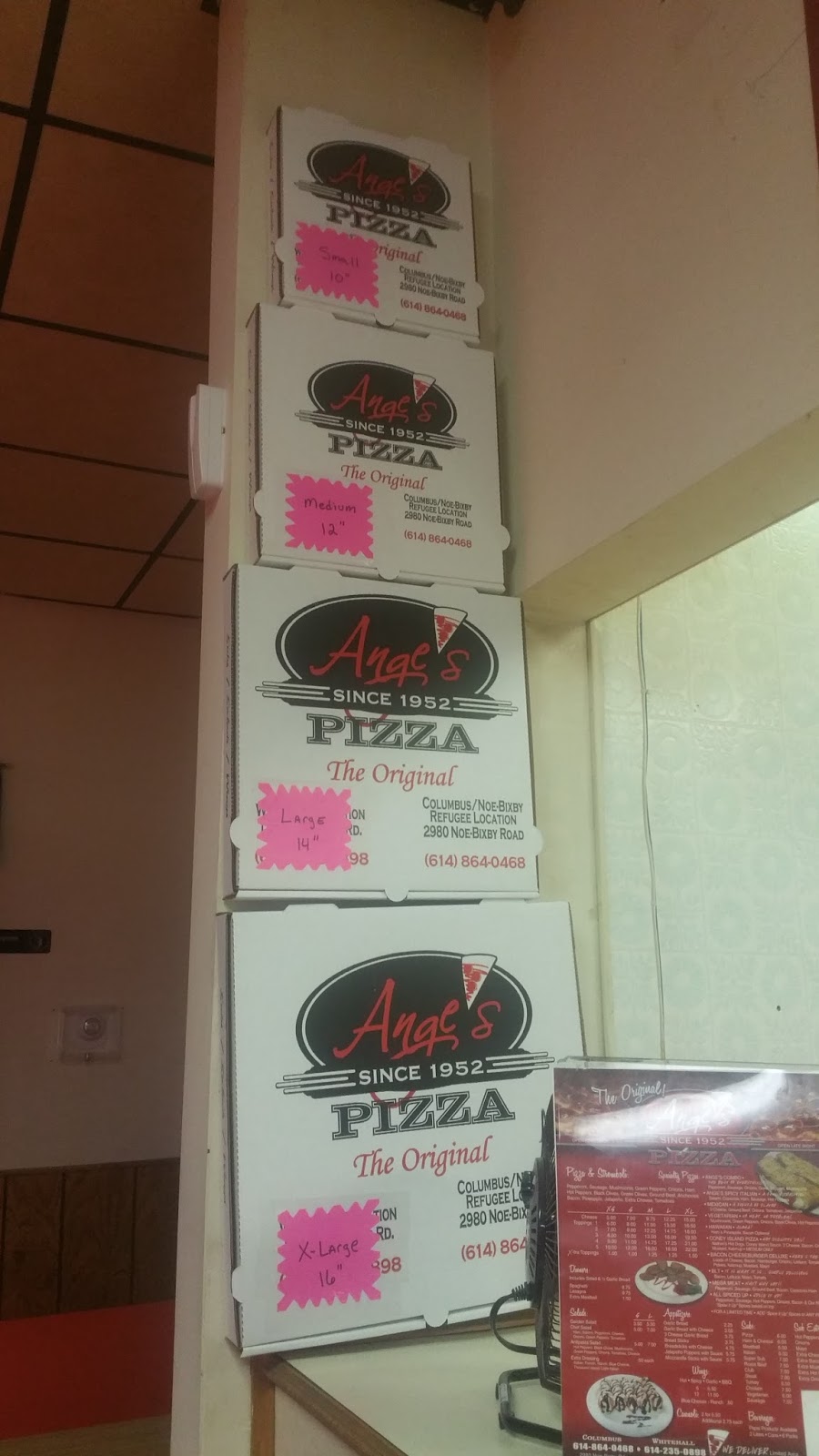 Anges Pizza | 2980 Noe Bixby Rd, Columbus, OH 43232, USA | Phone: (614) 864-0468