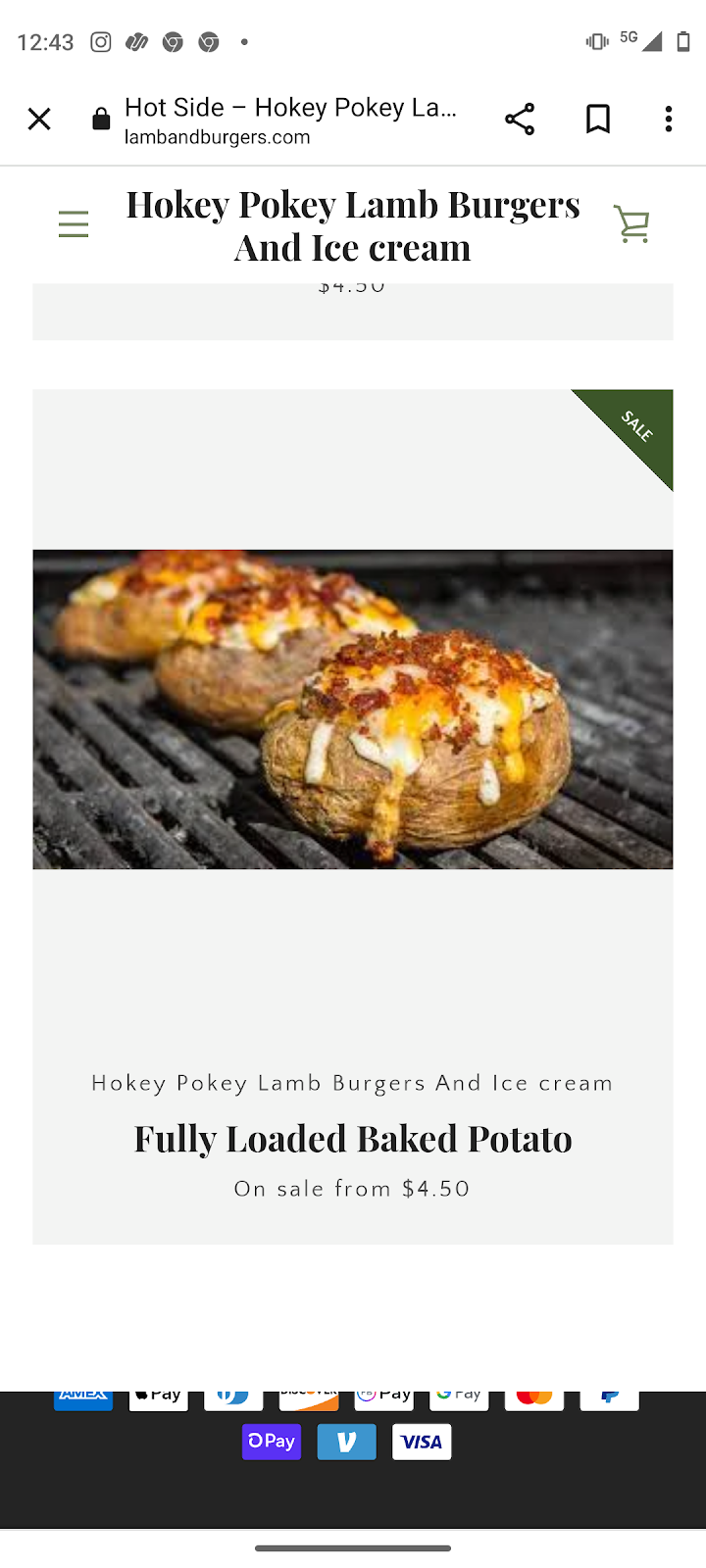 Hokey Pokey Lamb Burgers And Ice Cream | 3210 Ely Pl SE, Washington, DC 20019, USA | Phone: (202) 847-8629