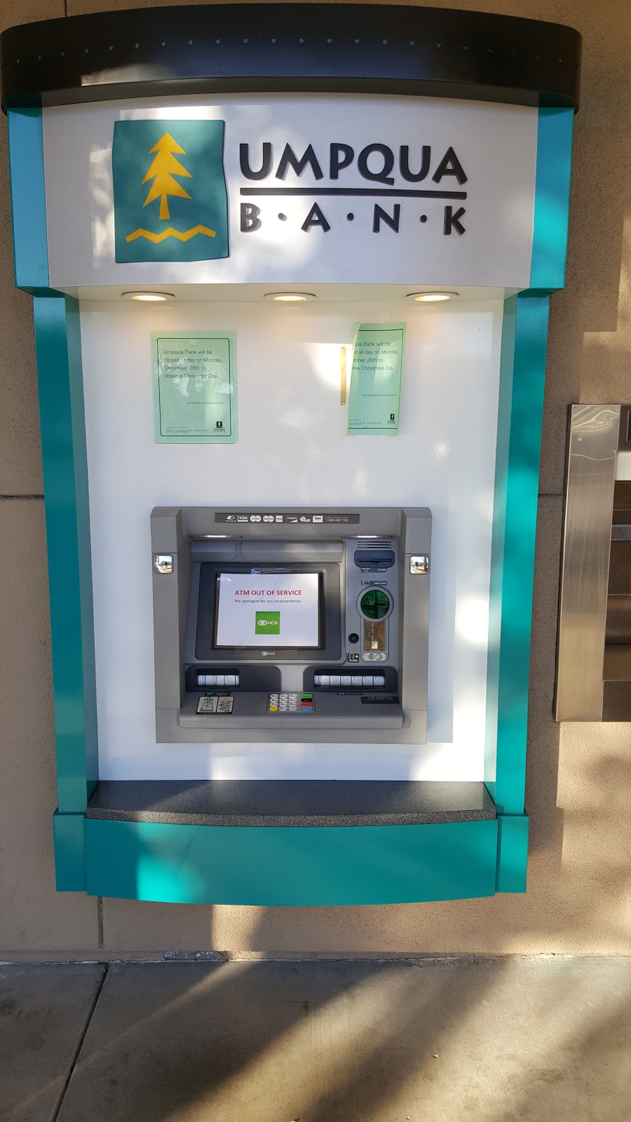 ATM - Umpqua Bank | 7921 Walerga Rd, Antelope, CA 95843, USA | Phone: (916) 745-7100