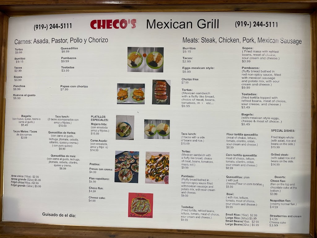 Checos Mexican Grill | 7617 Poole Rd, Raleigh, NC 27610, USA | Phone: (919) 244-5111
