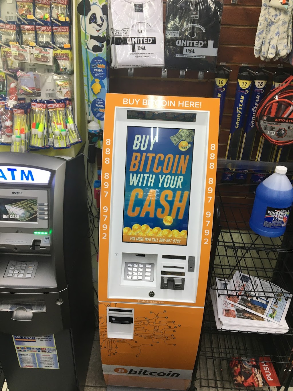 Cash2Bitcoin Bitcoin ATM | 25025 Allen Rd, Woodhaven, MI 48183, USA | Phone: (888) 897-9792