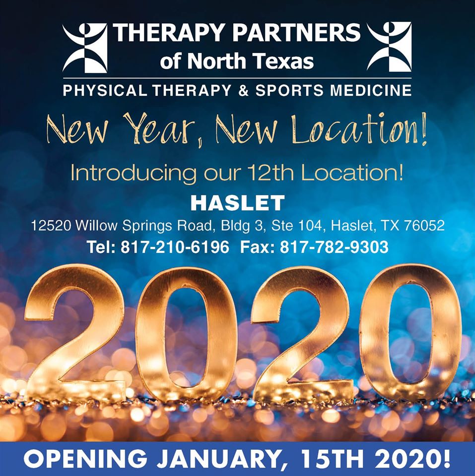 Therapy Partners of North Texas | 12520 Willow Springs Rd #104, Haslet, TX 76052, USA | Phone: (817) 210-6196
