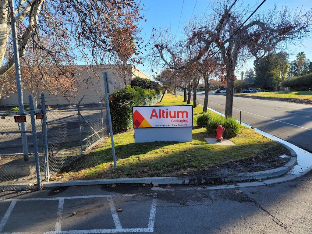 Altium Packaging | 75 Valpico Rd, Tracy, CA 95376, USA | Phone: (209) 836-2151