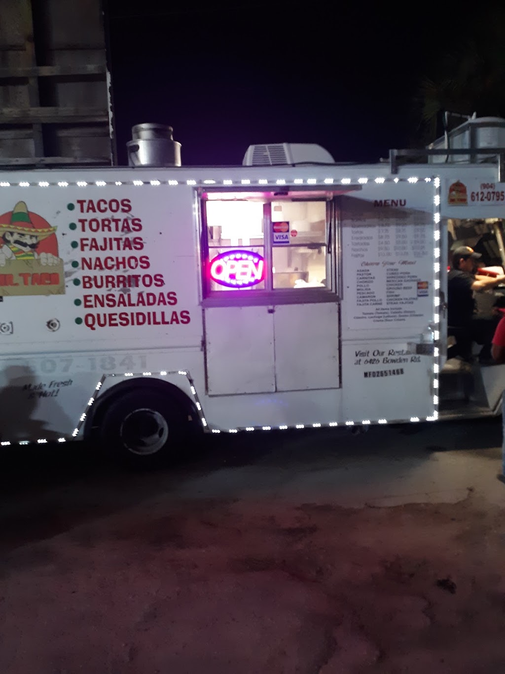 Mr. Taco Food Truck | 7640 Atlantic Blvd, Jacksonville, FL 32211, USA | Phone: (904) 612-0795