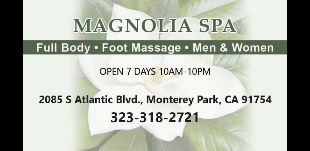 Magnolia Spa | 2085 S Atlantic Blvd Suite D-G, Monterey Park, CA 91754, USA | Phone: (323) 318-2721