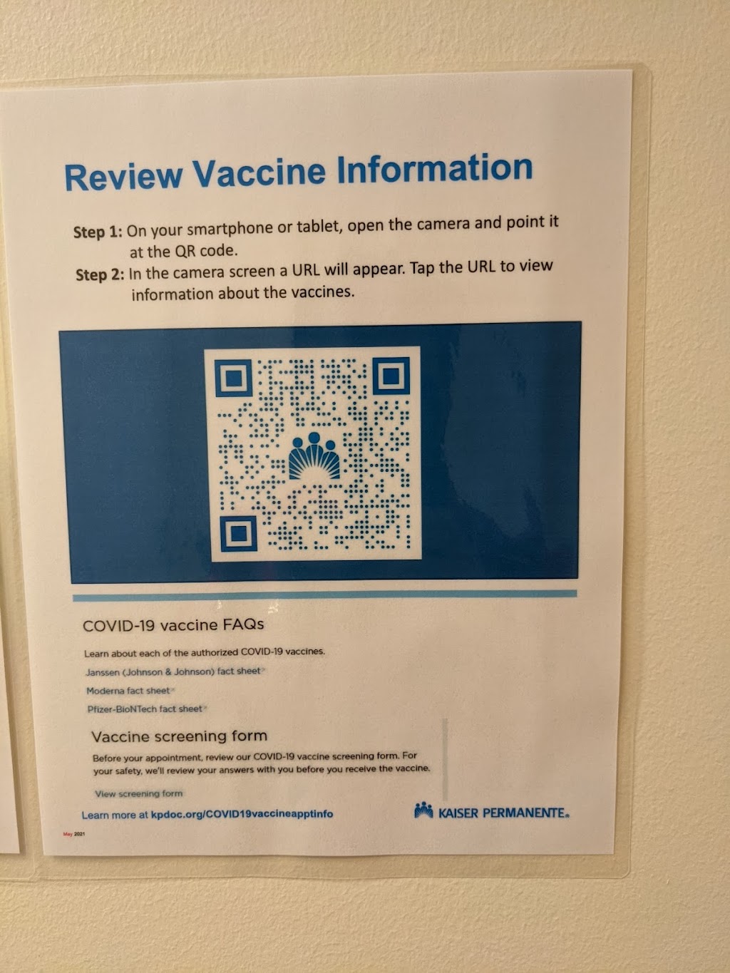 Kaiser Permanente | Fremont, CA 94538, USA | Phone: (510) 248-3000