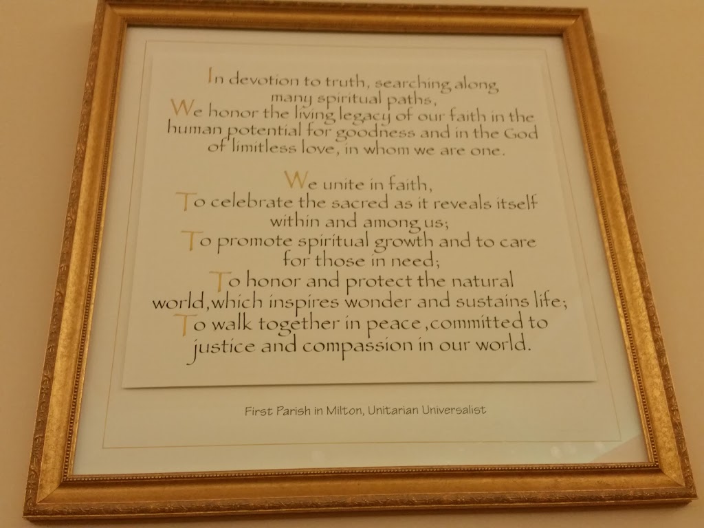 First Parish In Milton | 535 Canton Ave, Milton, MA 02186, USA | Phone: (617) 698-6329