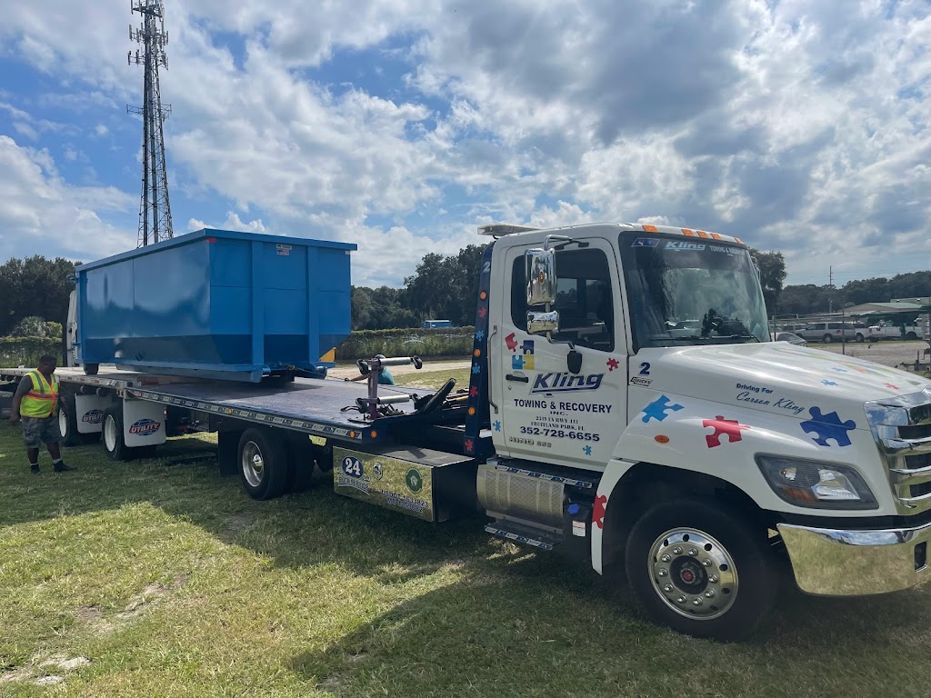 Kling Towing & Recovery Inc. | 3372 NE 37th Pl, Wildwood, FL 34785, USA | Phone: (352) 661-3072