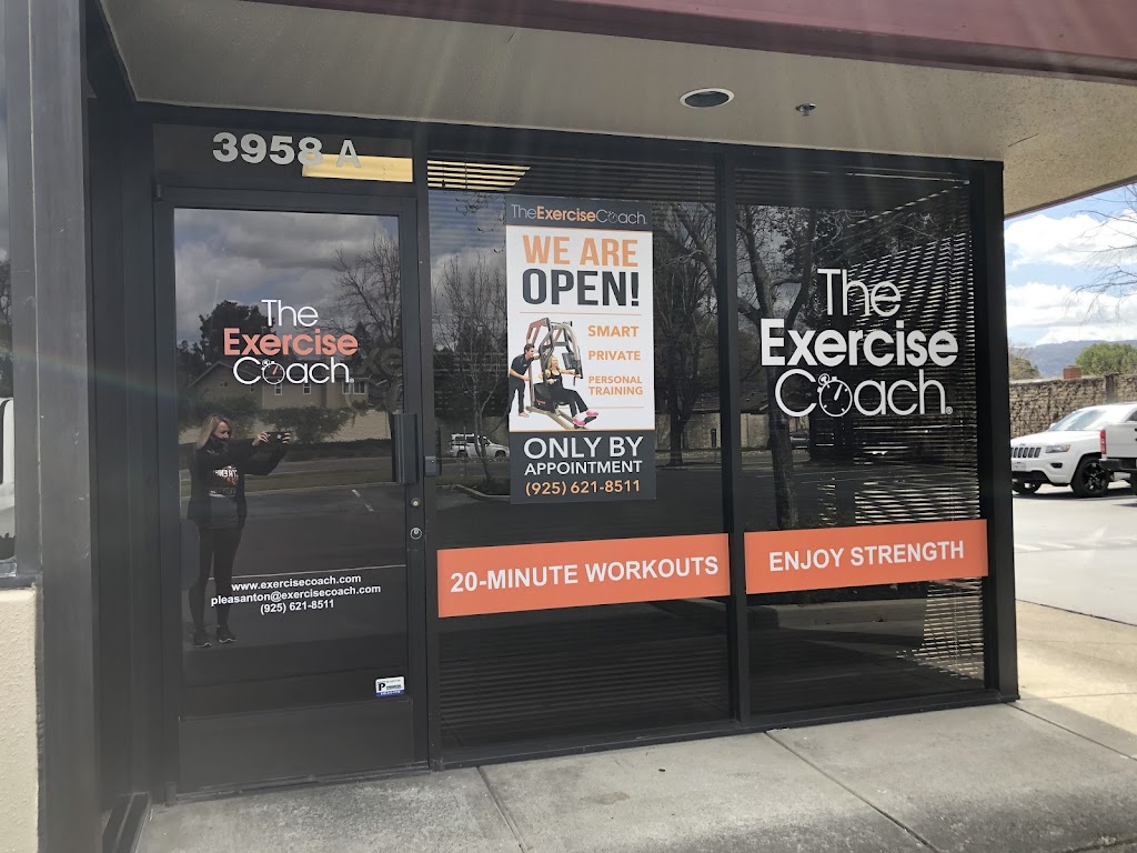 The Exercise Coach - Pleasanton | 3958 Valley Ave suite a, Pleasanton, CA 94566, USA | Phone: (925) 621-8511