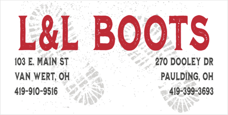 L&L Boots - Paulding, OH | 270 Dooley Dr, Paulding, OH 45879, USA | Phone: (419) 399-3677