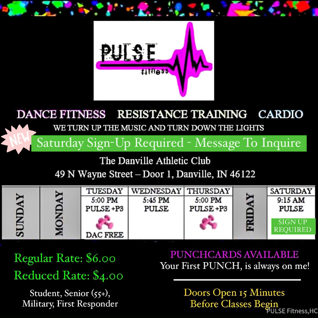 PULSE Fitness, HC | 49 N Wayne St Door 1, Danville, IN 46122, USA | Phone: (317) 709-6768