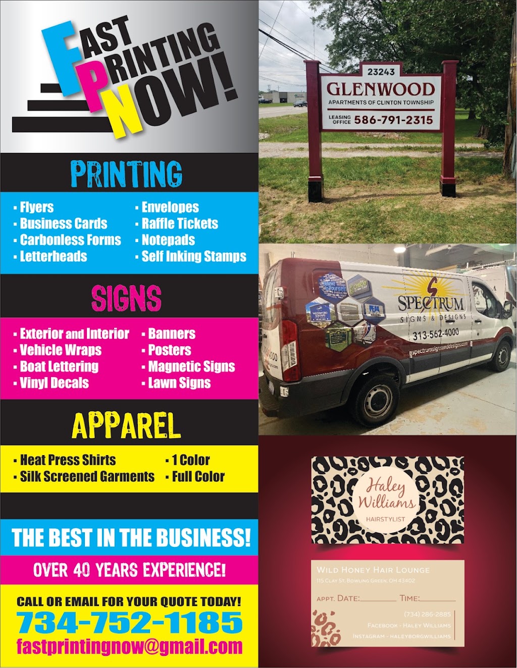 Fast Printing Now Inc. | 21689 Chipmunk Trail N, Woodhaven, MI 48183, USA | Phone: (734) 752-1185