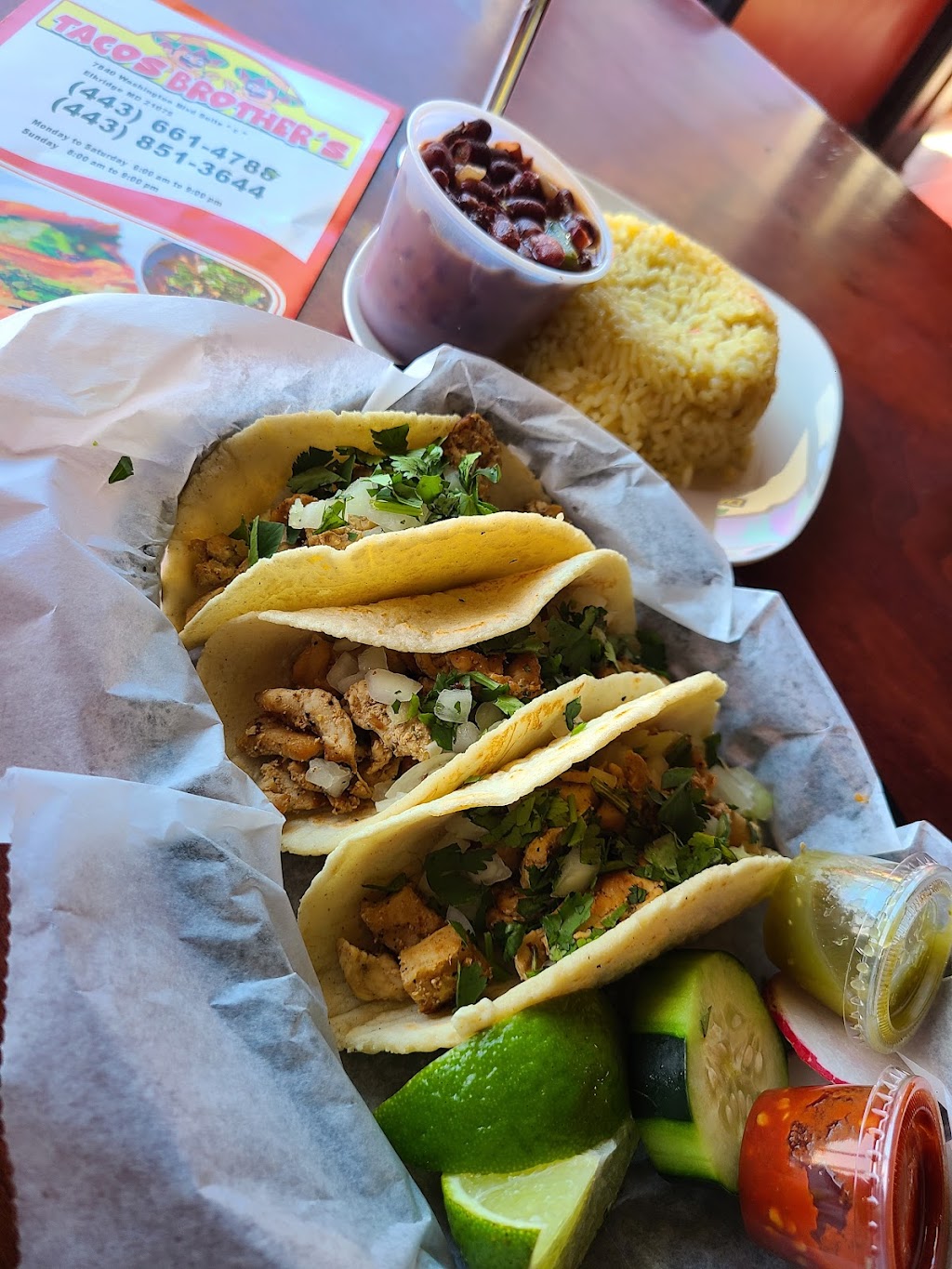 Tacos Brothers | 7880 Washington Blvd, Elkridge, MD 21075, USA | Phone: (443) 661-4788