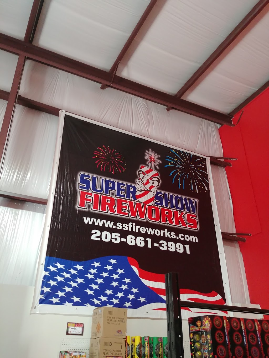 Super Show Fireworks | 5859 Service Rd, Birmingham, AL 35235 | Phone: (205) 661-3991