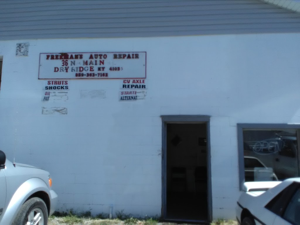 Freemans Auto Repair | 36 N Main St, Dry Ridge, KY 41035, USA | Phone: (859) 363-7162