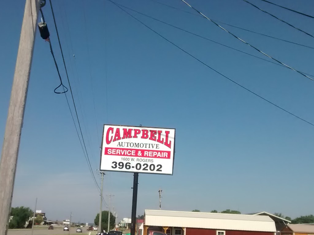 Campbell Automotive | 1600 W Rogers Blvd, Skiatook, OK 74070, USA | Phone: (918) 396-0202