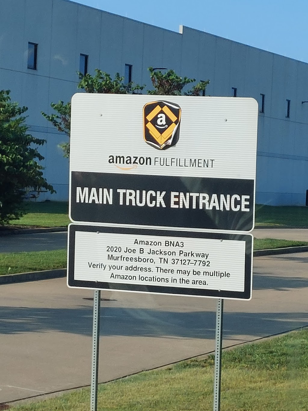 BNA3 Amazon Fulfillment Center | 2020 Joe B Jackson Pkwy, Murfreesboro, TN 37127, USA | Phone: (866) 216-1072