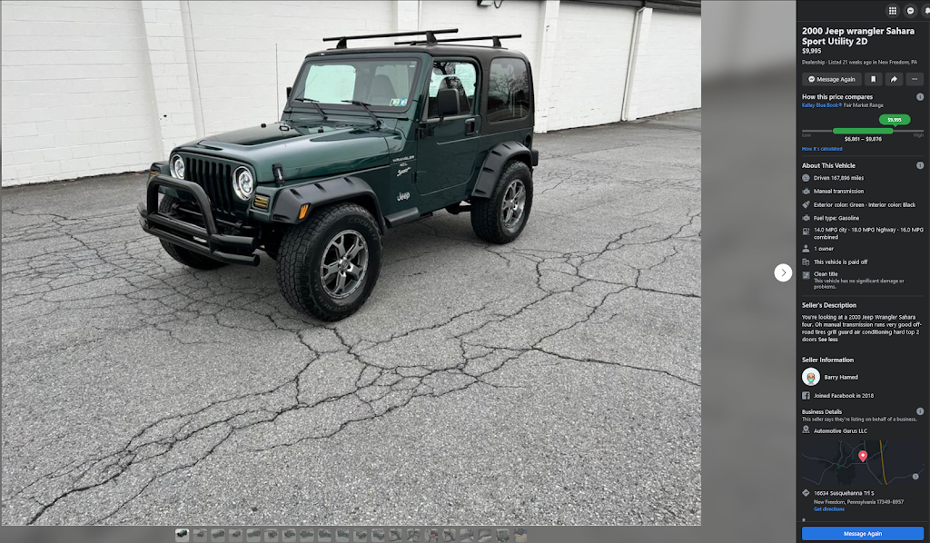 Automotive Gurus LLC | 16634 Susquehanna Trail S, New Freedom, PA 17349, USA | Phone: (717) 942-5916