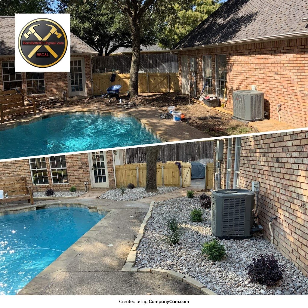 Bens Better Construction & Landscaping | 1072 W Sherman Dr, Aubrey, TX 76227, USA | Phone: (817) 845-5335